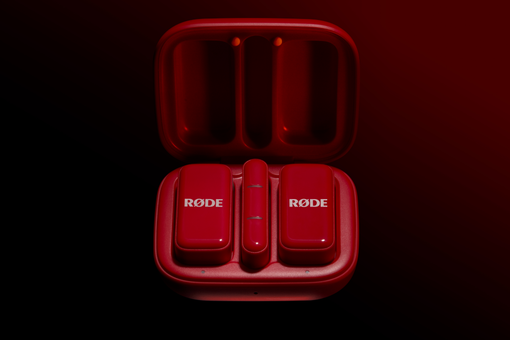 RØDE Wireless Micro-C két csatornás kompakt vezeték nélküli mikrofon (USB-C), piros-2