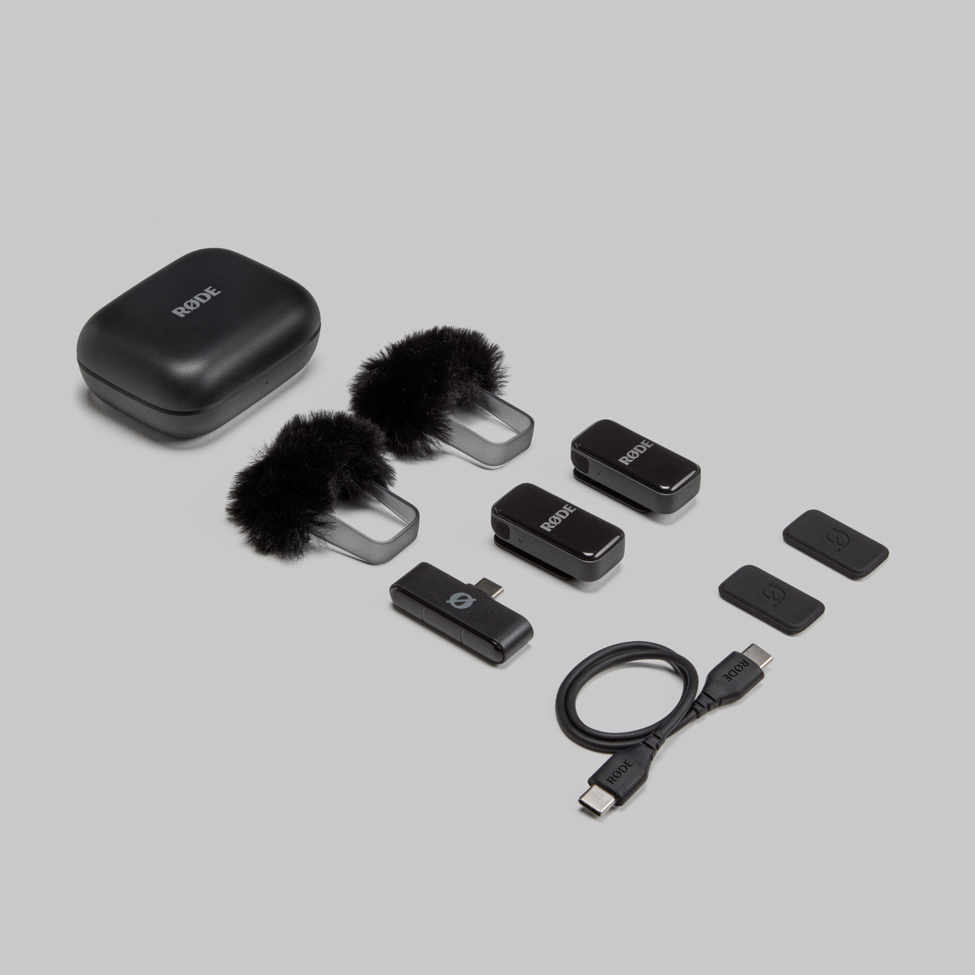 RØDE Wireless Micro-C két csatornás kompakt vezeték nélküli mikrofon (USB-C), piros-4