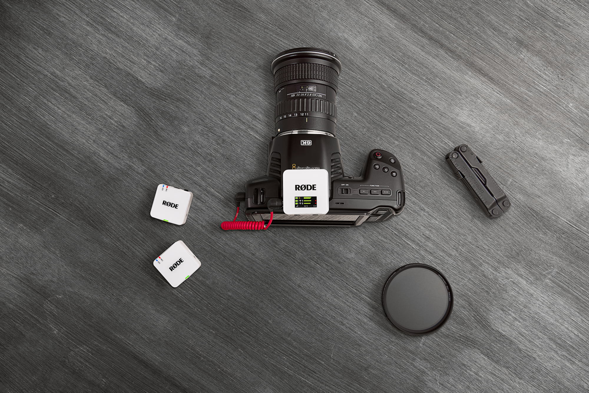 RØDE Wireless GO GEN3 két csatornás vezeték nélküli mikrofon rendszer, fehér-1