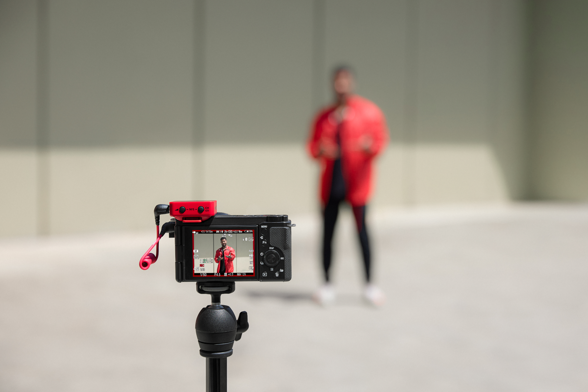 RØDE Wireless GO GEN3 két csatornás vezeték nélküli mikrofon rendszer, piros-1