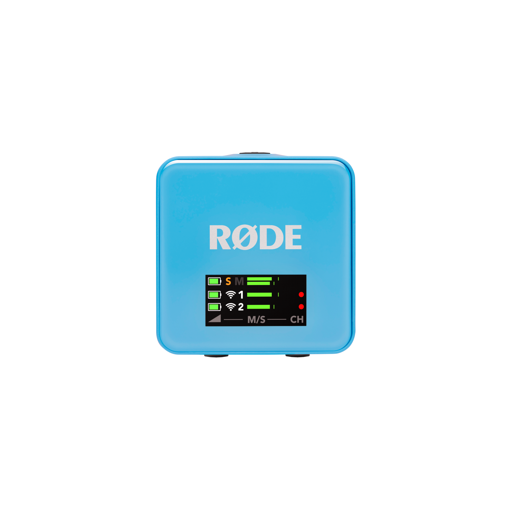 RØDE Wireless GO GEN3 két csatornás vezeték nélküli mikrofon rendszer, kék-11