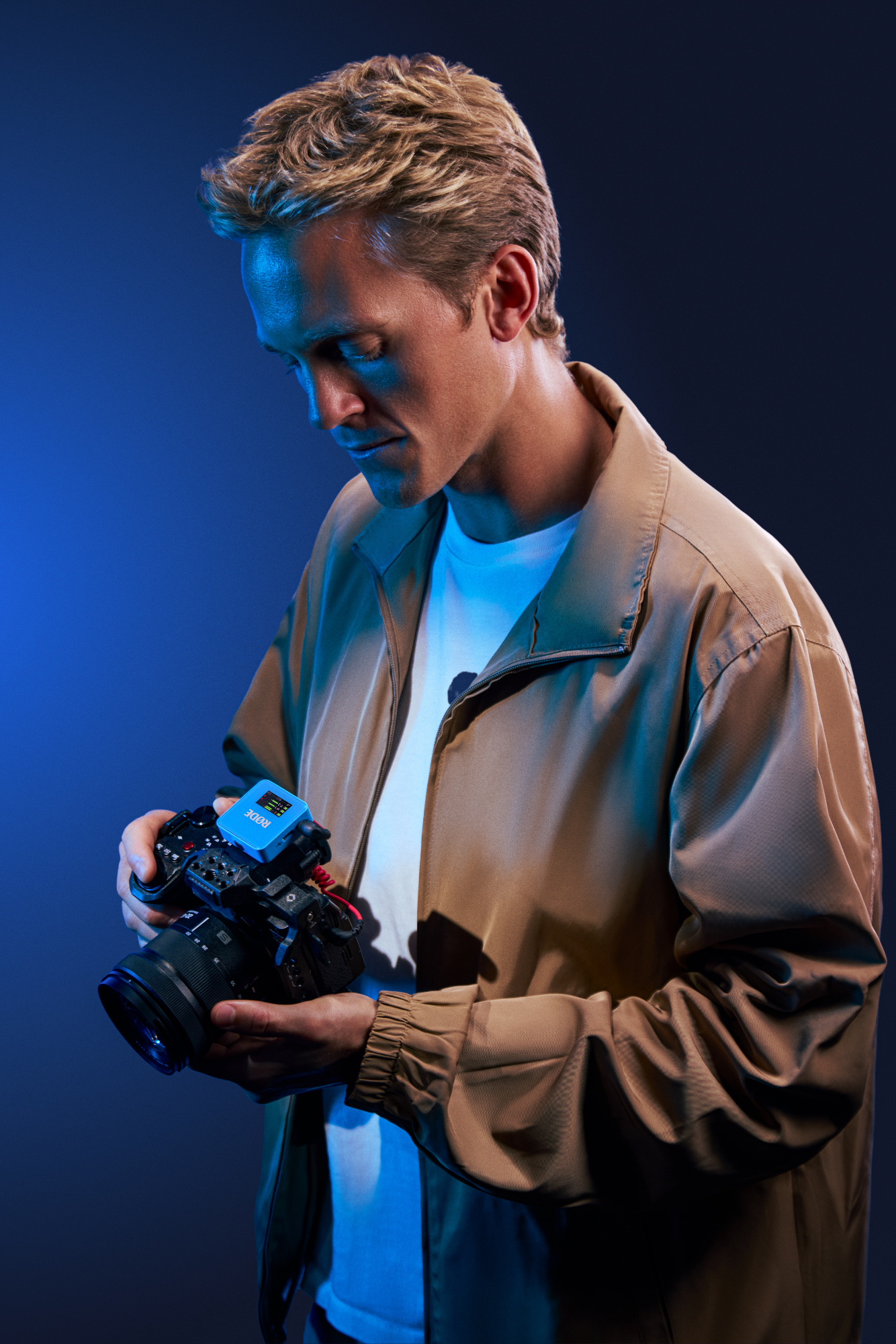 RØDE Wireless GO GEN3 két csatornás vezeték nélküli mikrofon rendszer, kék-4