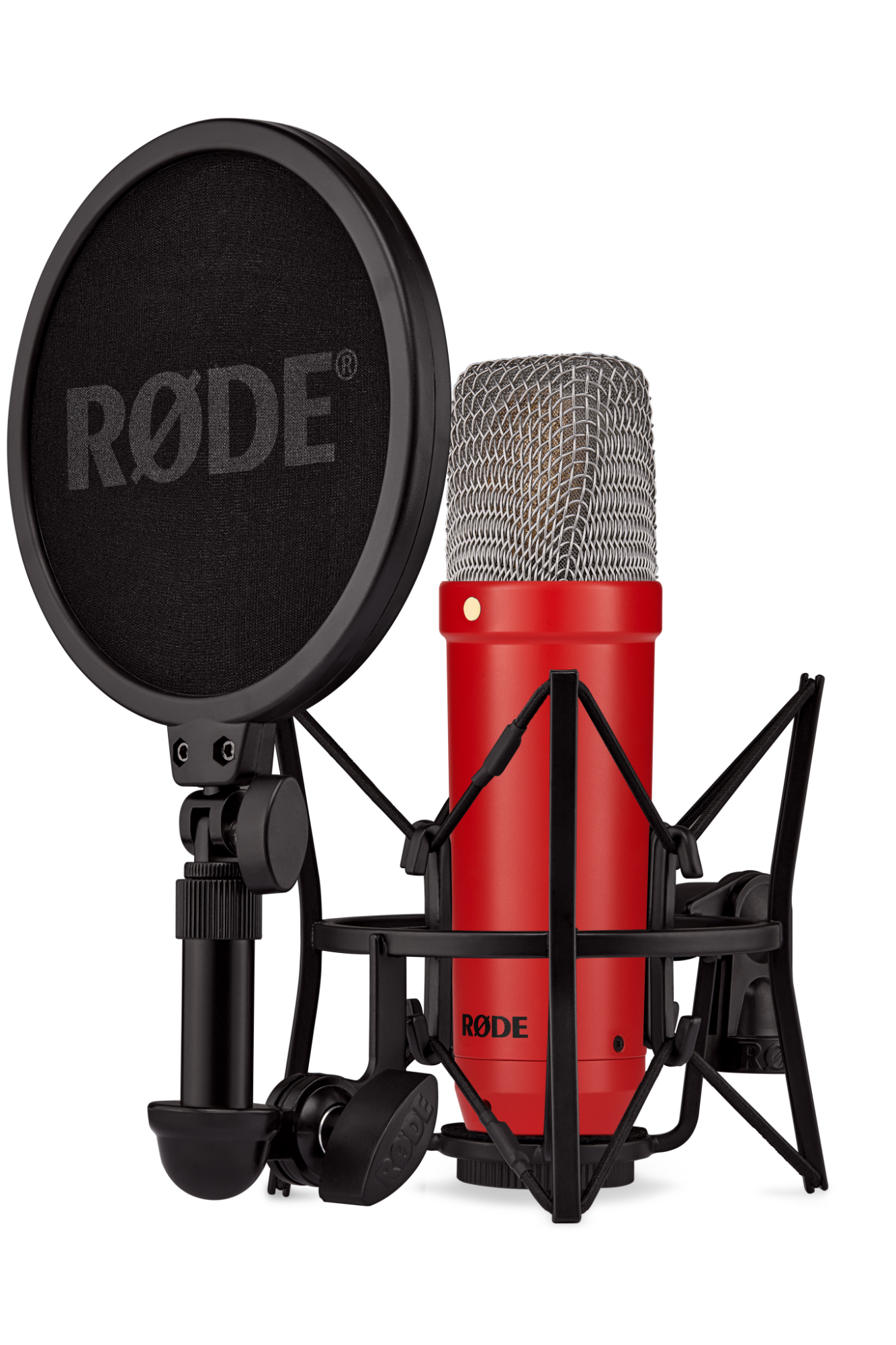 RØDE NT1 Signature Series kondenzátor stúdió mikrofon, piros-0