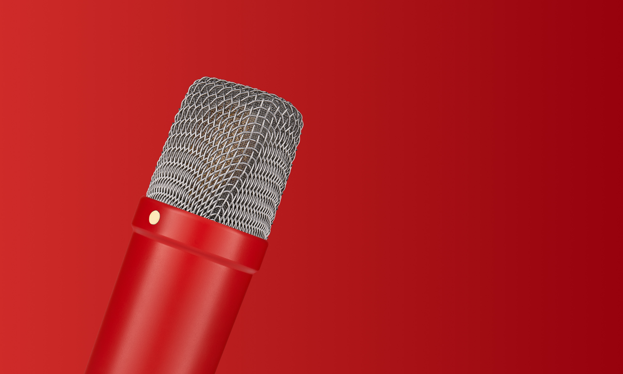 RØDE NT1 Signature Series kondenzátor stúdió mikrofon, piros-6