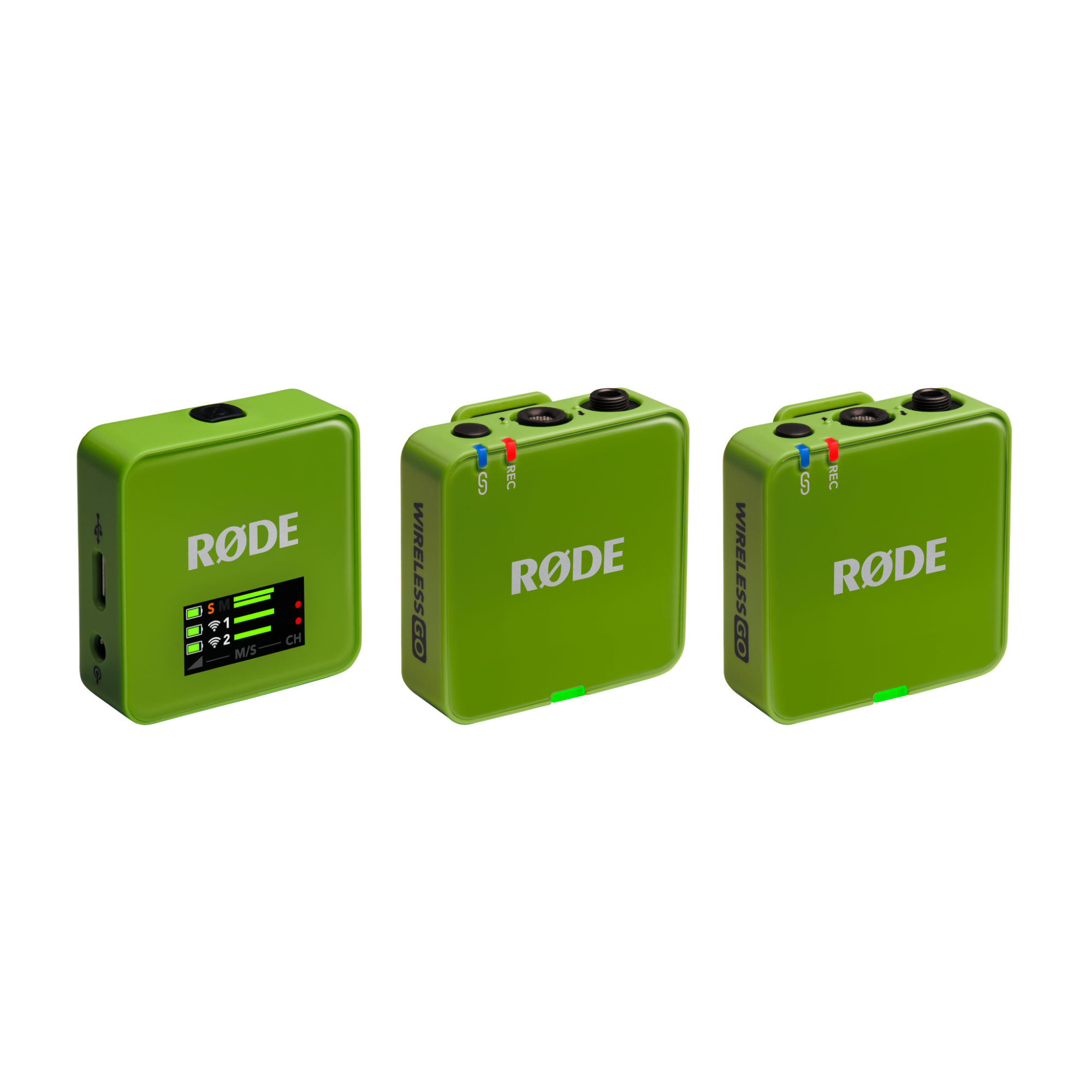 RØDE Wireless GO GEN3 két csatornás vezeték nélküli mikrofon rendszer, zöld-0