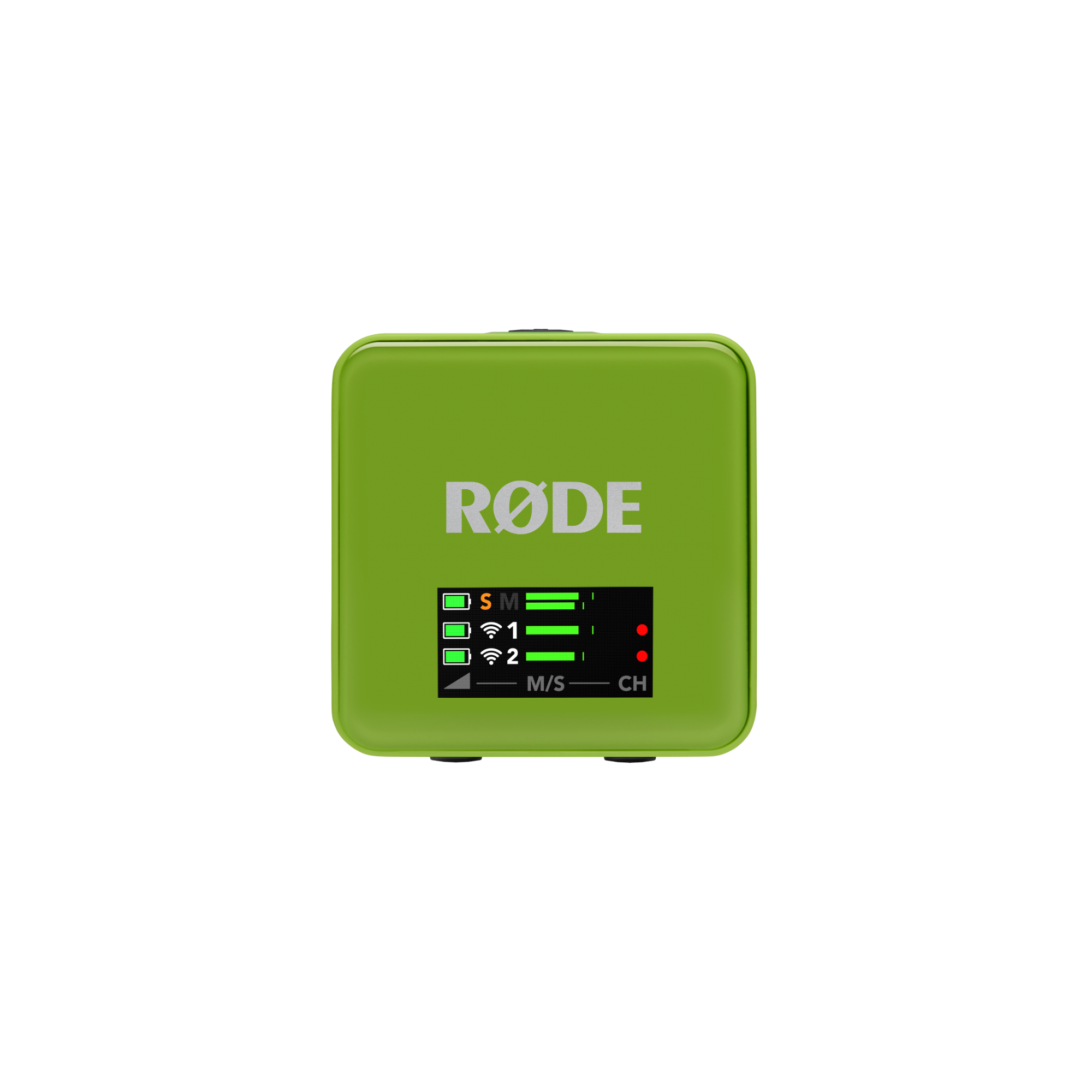 RØDE Wireless GO GEN3 két csatornás vezeték nélküli mikrofon rendszer, zöld-1