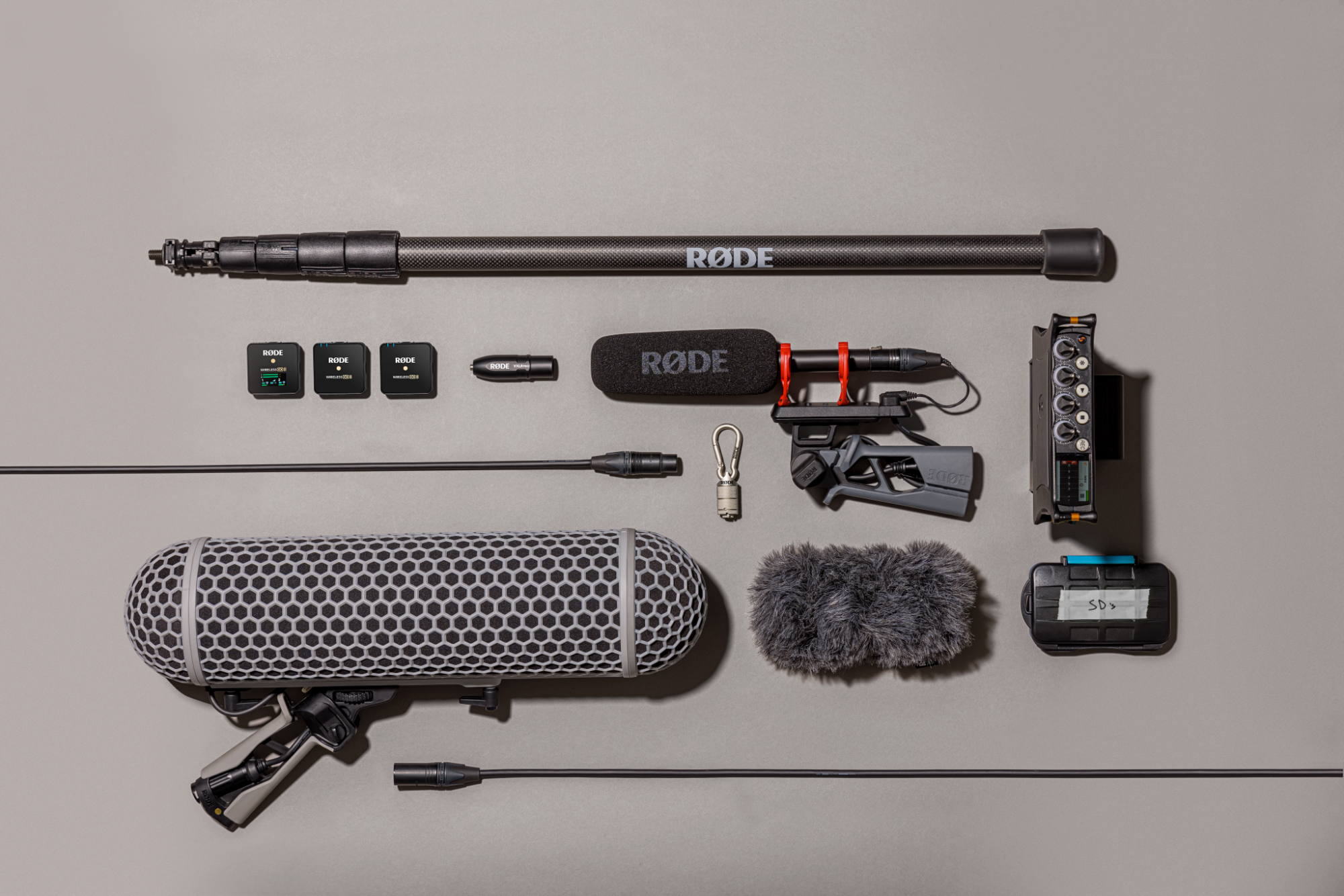 RØDE Boompole Pro professzionális szénszálas teleszkópos mikrofonrúd, 3m-3