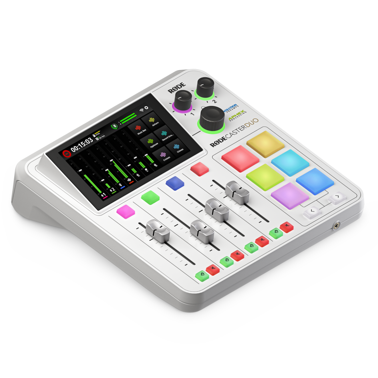 RØDECaster Duo podcast és audio produkciós keverő, fehér-0