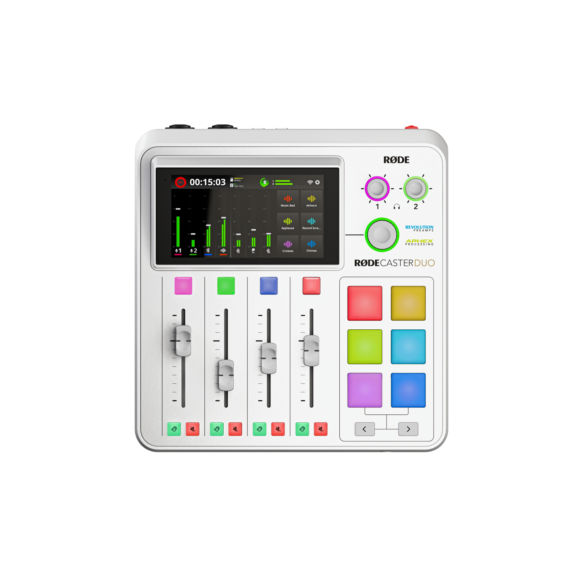 RØDECaster Duo podcast és audio produkciós keverő, fehér-14
