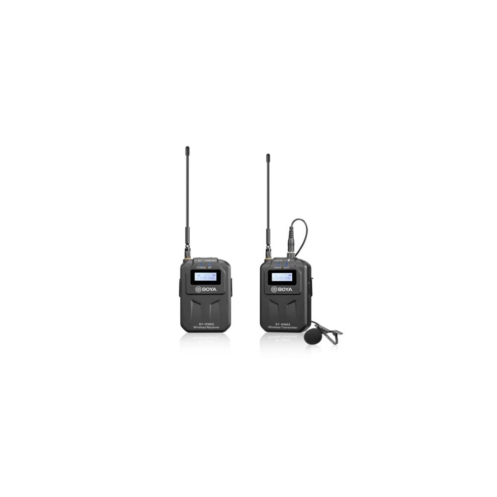 BOYA BY-WM6S UHF vezetéknélküli szett (1+1)-0