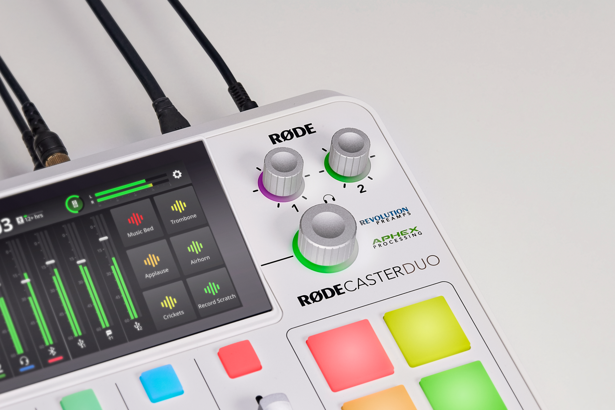 RØDECaster Duo podcast és audio produkciós keverő, fehér-9