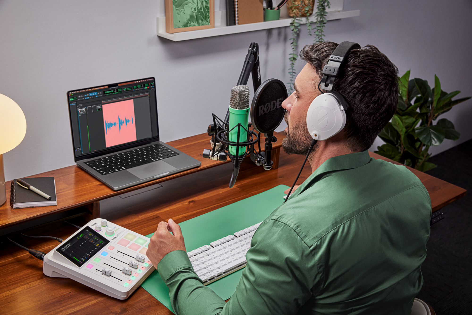 RØDECaster Duo podcast és audio produkciós keverő, fehér-6
