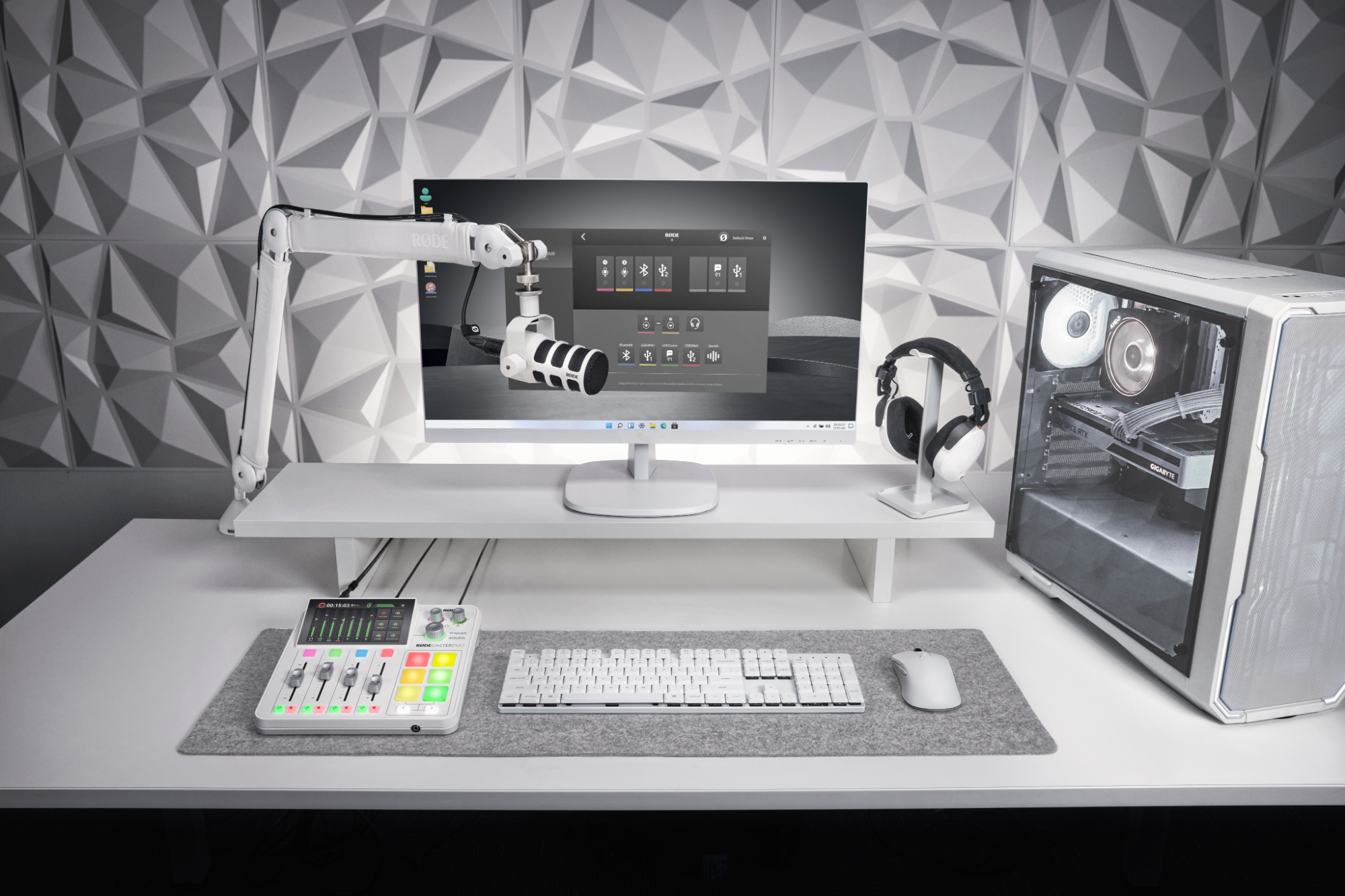 RØDECaster Duo podcast és audio produkciós keverő, fehér-2