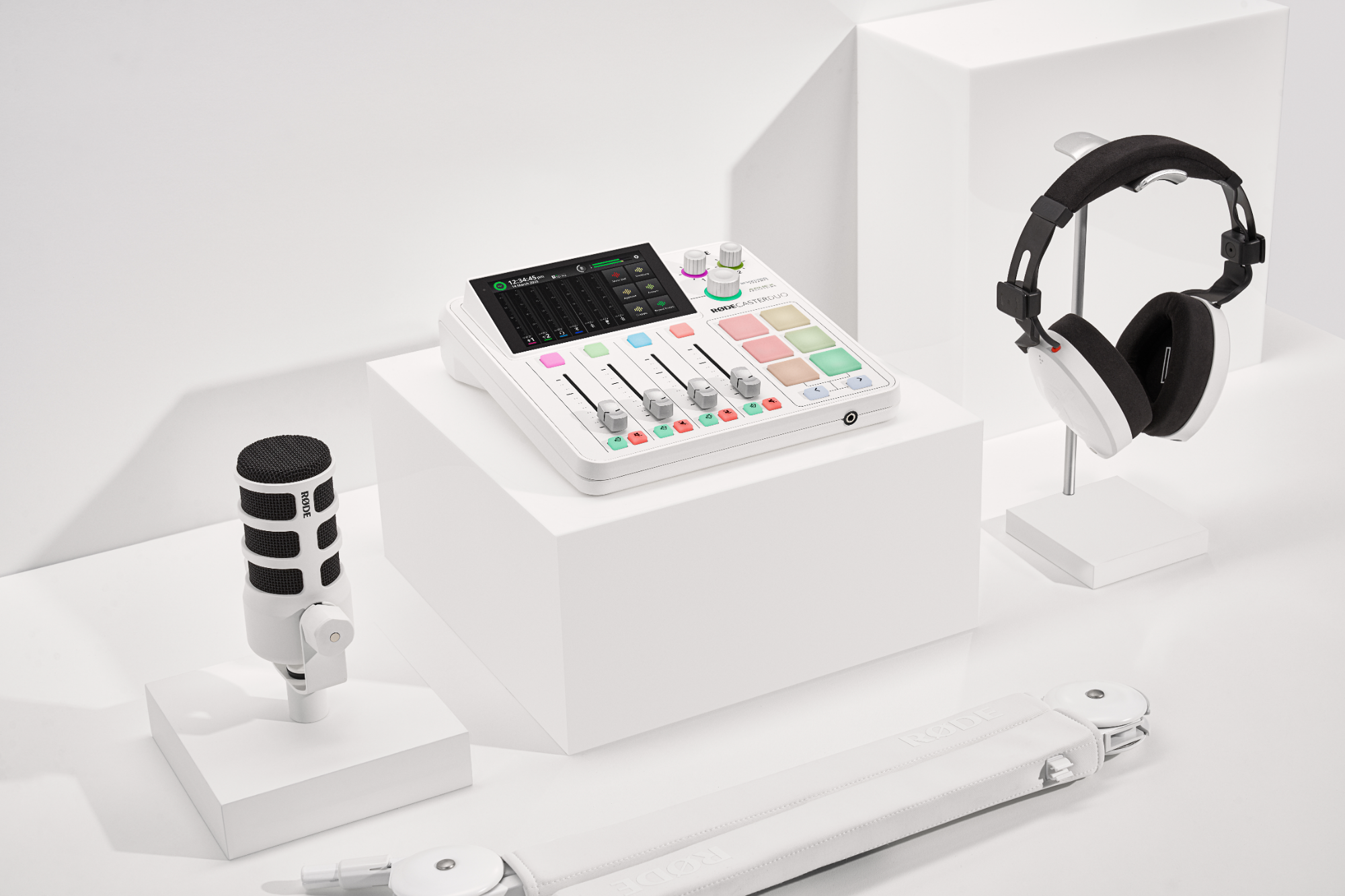 RØDECaster Duo podcast és audio produkciós keverő, fehér-15
