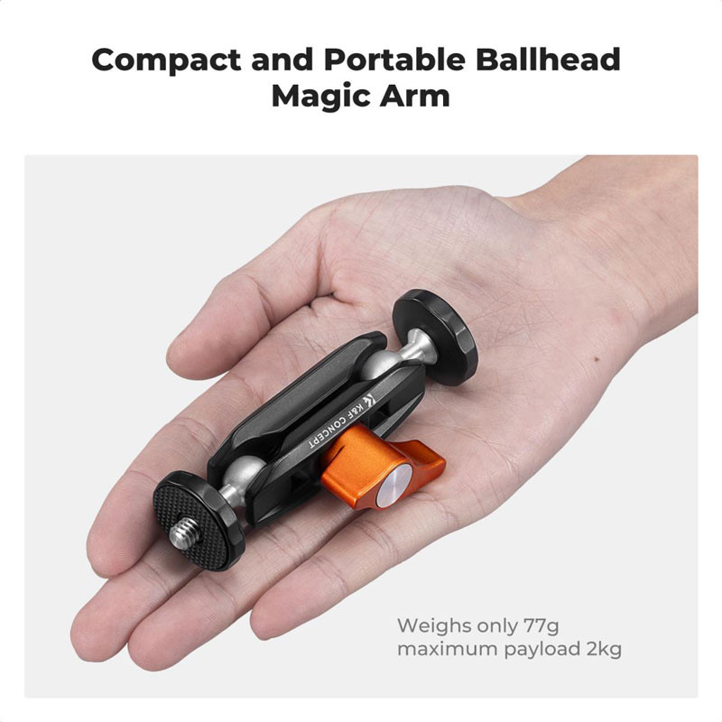 K&F Concept mini magic arm dupla gömbfejjel-4