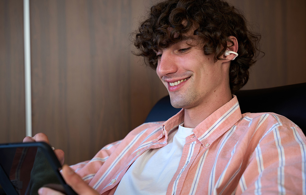 Edifier Comfo Q gyöngyházfehér bluetooth fülhallgató-6