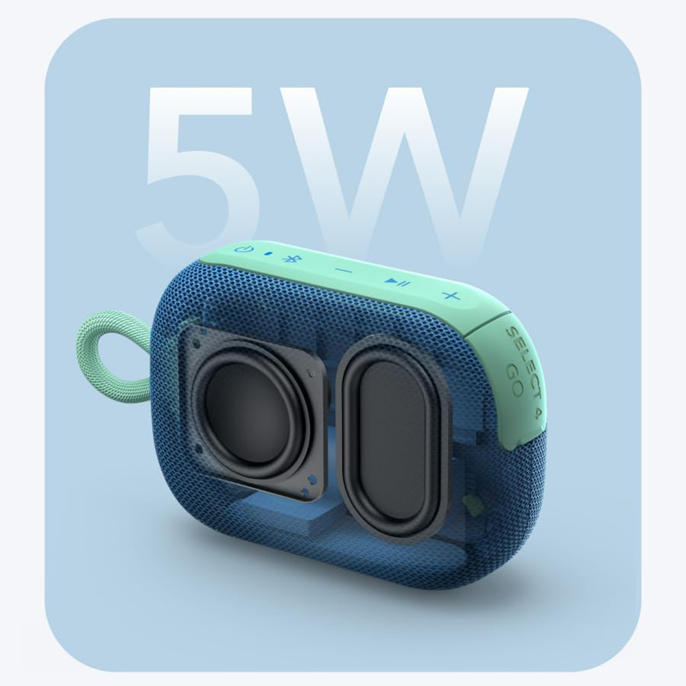 Anker - Vezeték nélküli hangszóró Soundcore Select 4 Go (A31X1011) - Tényleges vezeték nélküli sztereó, 5W, IP67 - Fekete-6