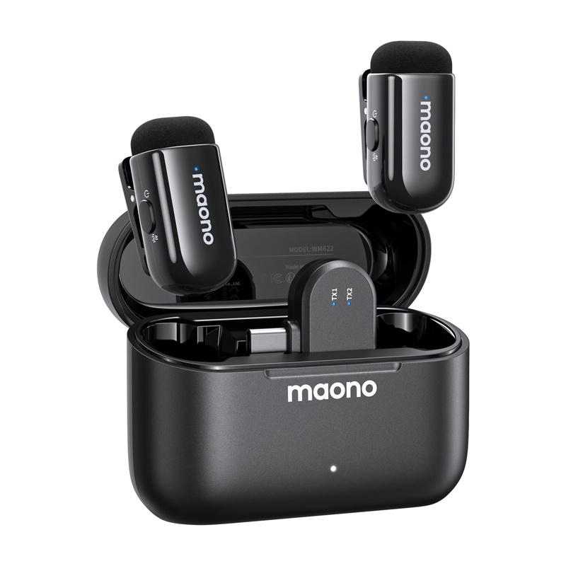 Maono WM622 PC2 vezeték nélküli mikrofon szett USB-C-11