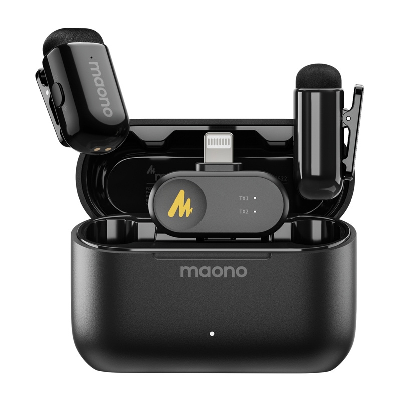 Maono WM622 PB2 vezeték nélküli mikrofon szett Lightning csatlakozóval-0