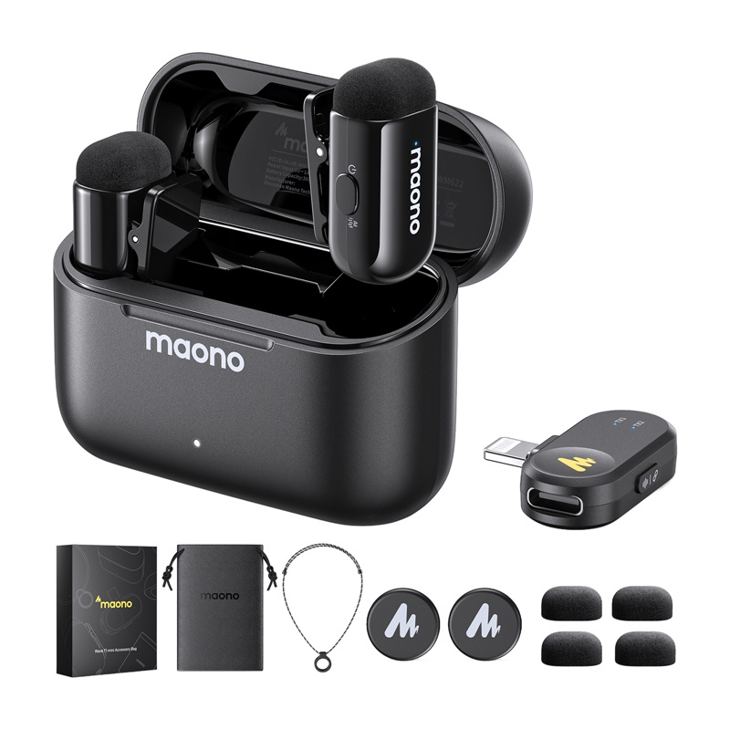Maono WM622 PB2 vezeték nélküli mikrofon szett Lightning csatlakozóval-8