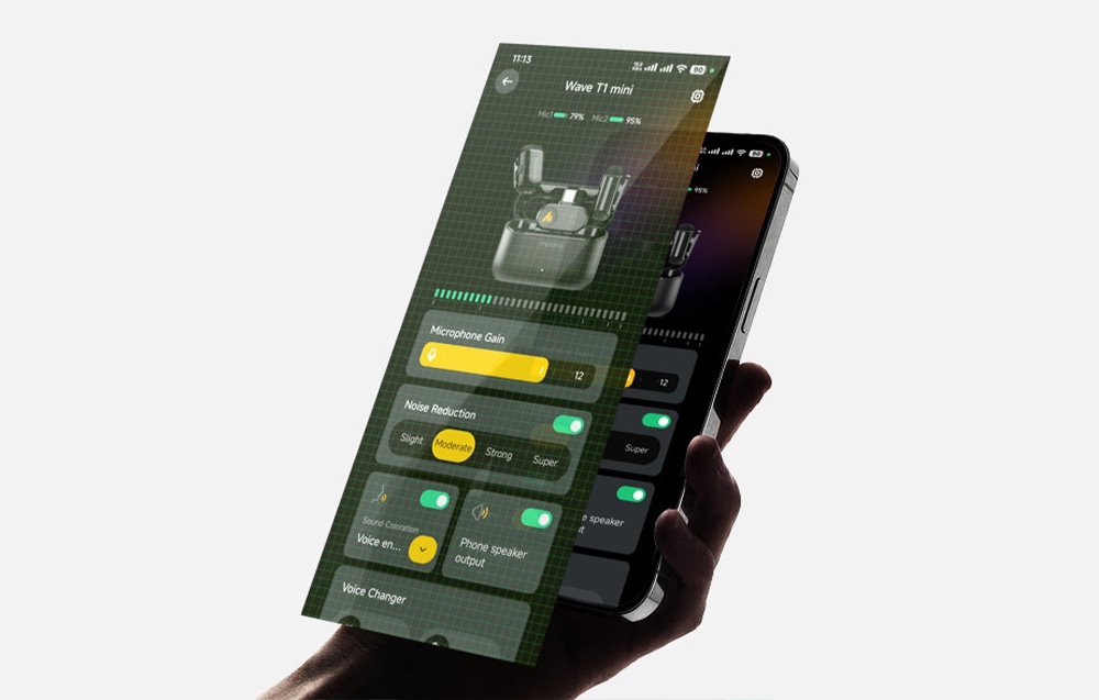 Maono WM622 PB2 vezeték nélküli mikrofon szett Lightning csatlakozóval-2