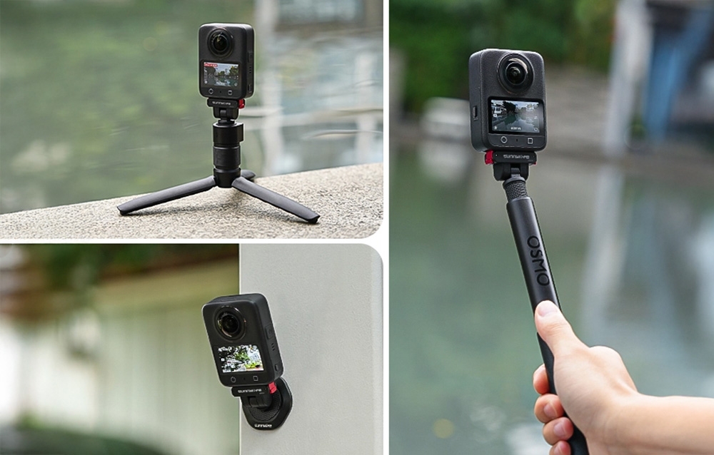 Sunnylife AD035 1/4” interfésszel 180°-ban forgatható mágneses adapter rögzítő OSMO 360, ACTION 5 PRO/OSMO ACTION 4/3/2 számára-1
