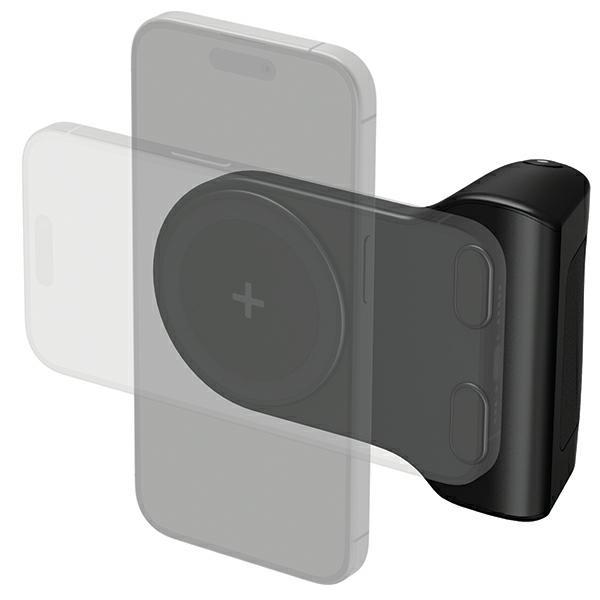 Magear MagCam Grip Beépített Power Bankkal Fekete MagSafe-3