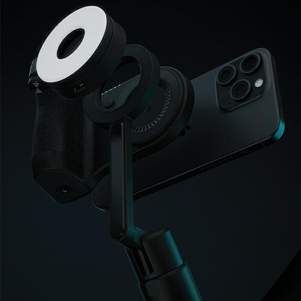 Magear MagCam Grip Beépített Power Bankkal Fekete MagSafe-6