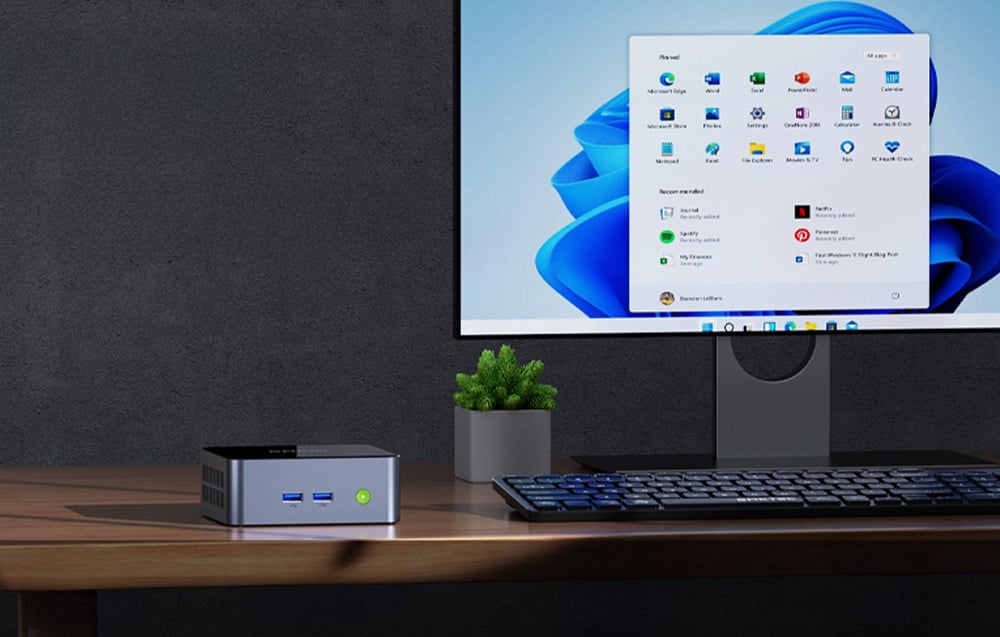 Mini számítógép GMKtec M2 Pro S Intel i7-1185G7 16 GB RAM + 512 GB SSD Windows 11 Pro-5