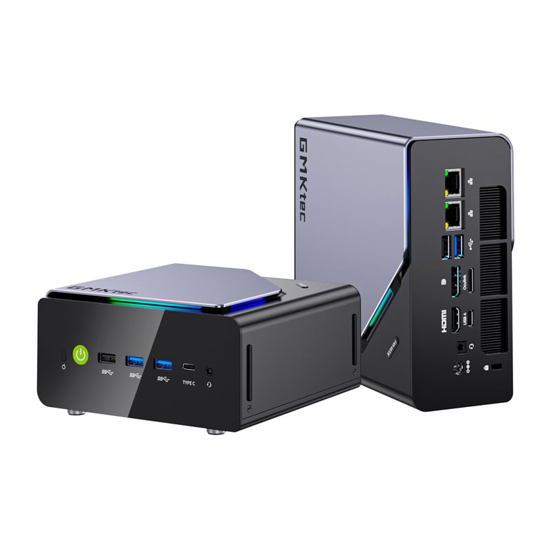 GMKtec K12 mini számítógép AMD Ryzen 7 H255 32 GB RAM + 1 TB SSD Windows 11 Pro-0