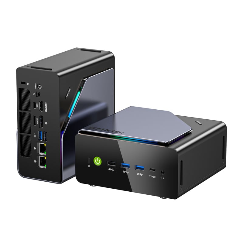 GMKtec K12 mini számítógép AMD Ryzen 7 H255 32 GB RAM + 1 TB SSD Windows 11 Pro-10