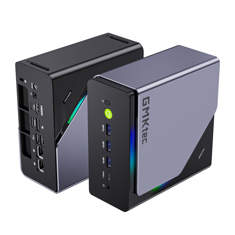 GMKtec K12 mini számítógép AMD Ryzen 7 H255 32 GB RAM + 1 TB SSD Windows 11 Pro-9
