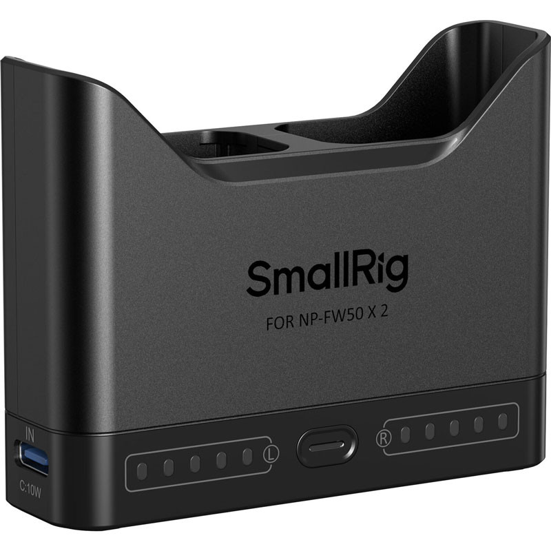 SmallRig 5493 fényképezőgép-akkumulátortöltő NP-FW50 akkumulátorhoz-0