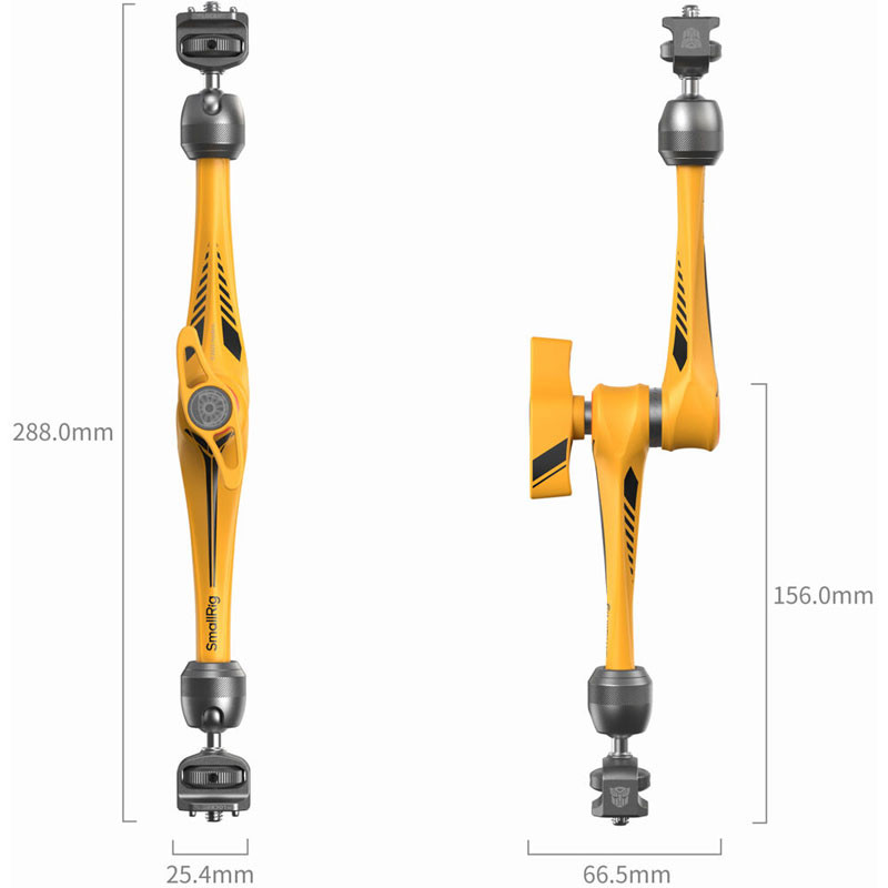 SmallRig 5521 Rozetta tartókar 28 cm-es (Dongó kiadás)-2