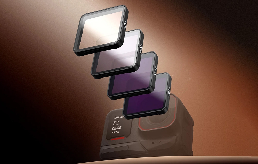 CPL/ND8/ND16/ND32 szűrőkészlet Telesin Insta360 Ace Pro 2 / Ace Pro készülékhez-1