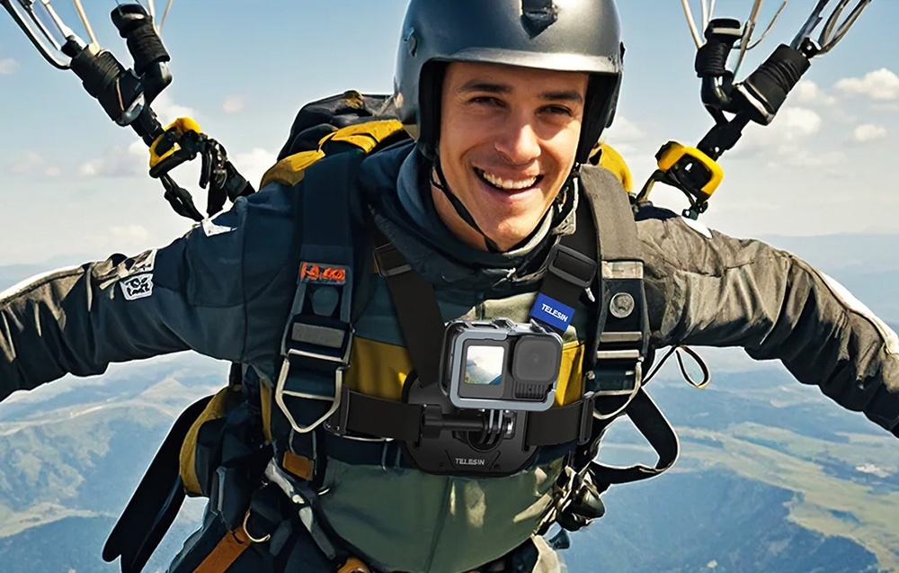 Alumínium fém védő kamera keret Telesin GoPro Hero 13-hoz-4