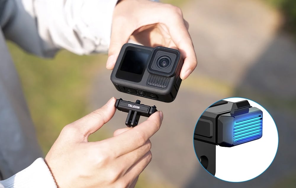 Telesin kettős tartó GoPro Hero 13-hoz-2