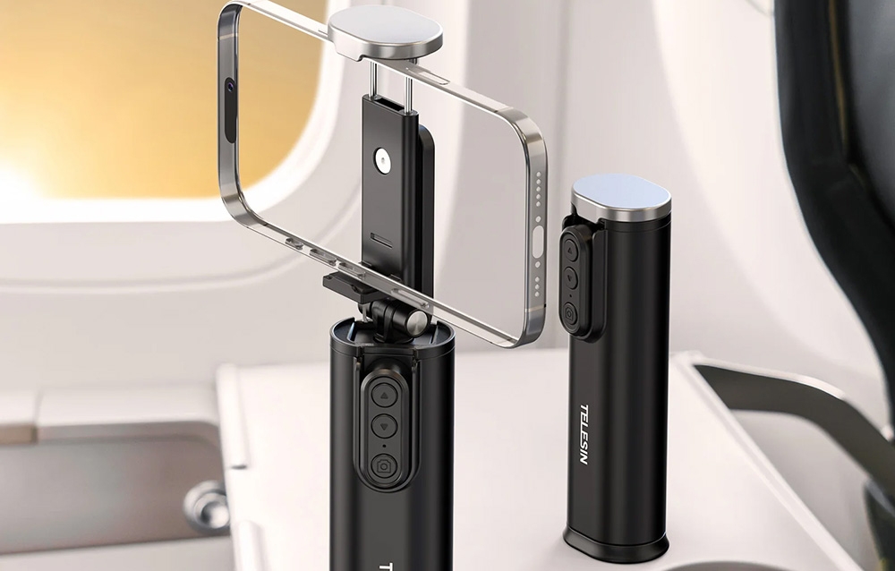 Telesin bilincses tartó bluetooth távirányítóval-5