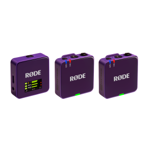RØDE Wireless GO GEN3 két csatornás vezeték nélküli mikrofon rendszer, lila