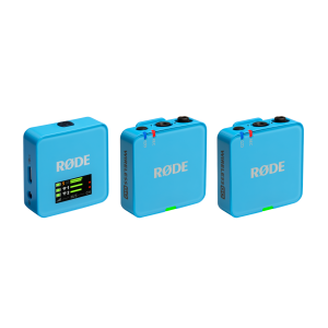 RØDE Wireless GO GEN3 két csatornás vezeték nélküli mikrofon rendszer, kék