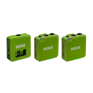 RØDE Wireless GO GEN3 két csatornás vezeték nélküli mikrofon rendszer, zöld