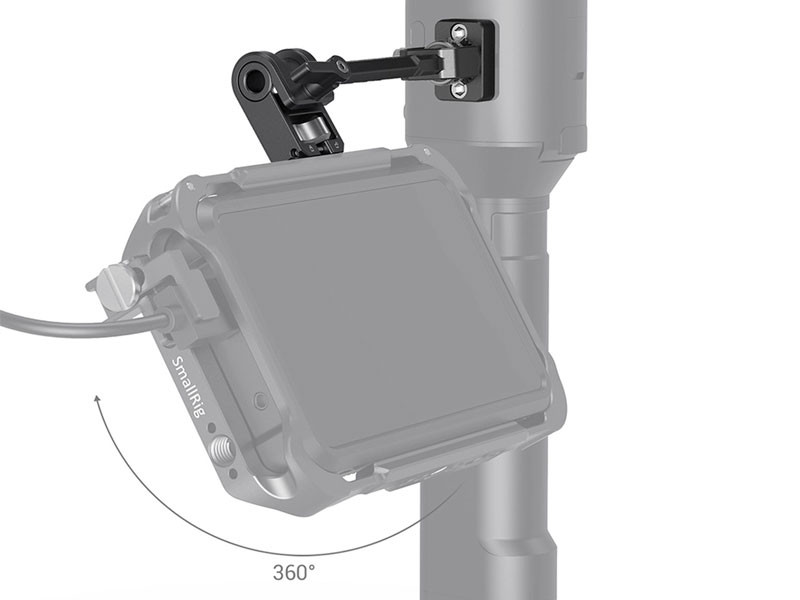 SmallRig Adjustable Monitor Mount for Selected DJI & Zhiyun & Moza Handheld Gimbal Stabilizers 2889 2889-3