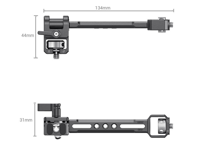 SmallRig Adjustable Monitor Mount for Selected DJI & Zhiyun & Moza Handheld Gimbal Stabilizers 2889 2889-2