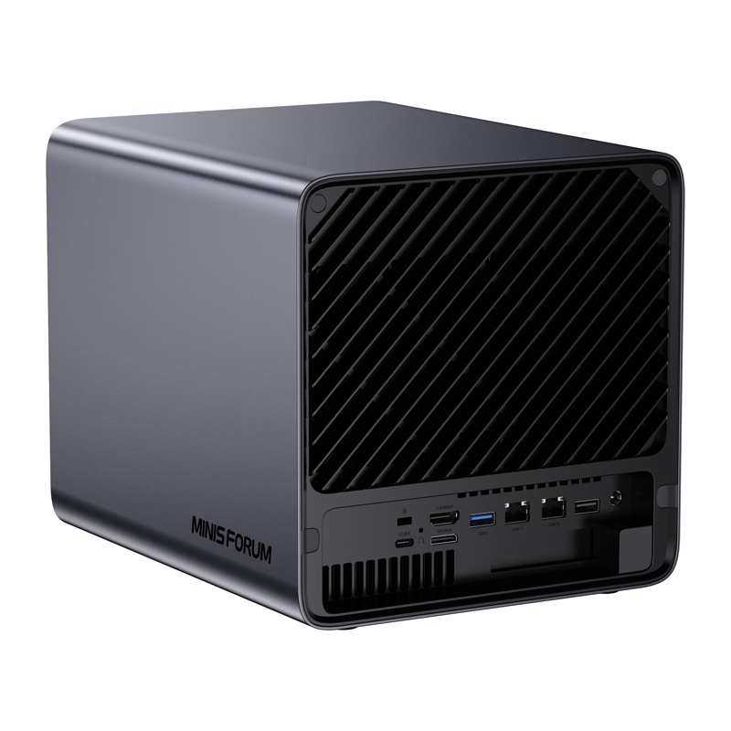 MINIS PC Minis Forum NAS N5 AMD Ryzen 7 H255, 16GB+128GB OS tárolás-13