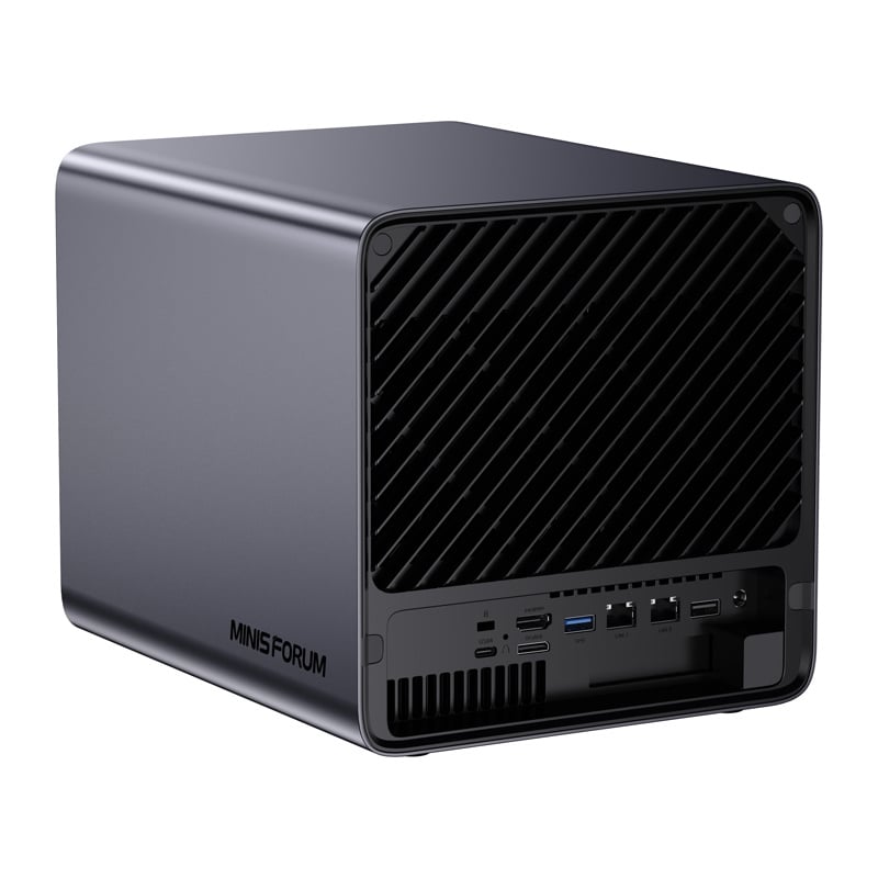 MINI-PC Minis Forum NAS N5 Pro AMD Ryzen AI 9 HX Pro 370, 32GB+128GB O-13
