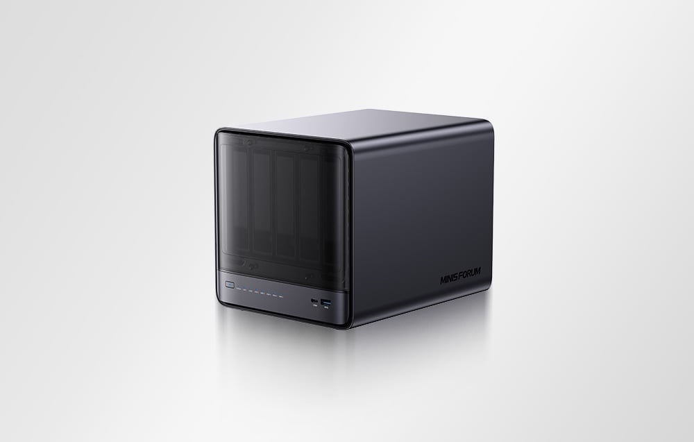 MINI-PC Minis Forum NAS N5 Pro AMD Ryzen AI 9 HX Pro 370, 32GB+128GB O-1