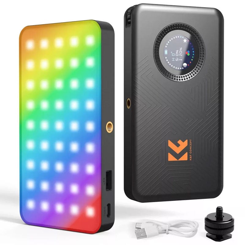 K&F Concept 12W RGB LED lámpa-0