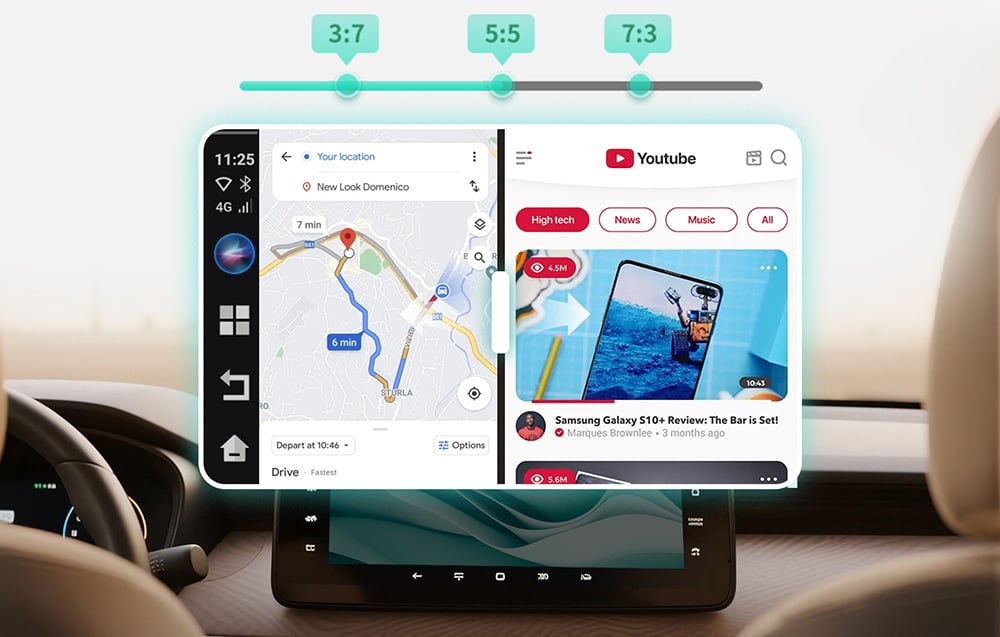 Ottocast OttoAibox E2 CarPlay/Android vezeték nélküli autóadapter-1