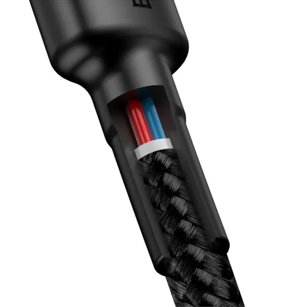 USB-C to USB-C kábel Baseus, 60W, 2m - Fekete / Szürke Baseus - (E0418500)-4