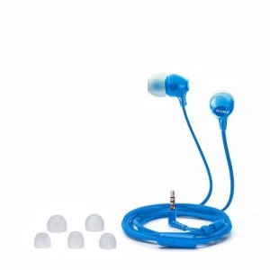 Sony MDR-EX15AP fülhallgató mikrofonnal kék EU